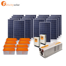 Felicysolar Energy Saving 5 кВт домашние солнечные комплекты с инвертором 5000 Вт